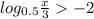 log_{0.5} \frac{x}{3}-2