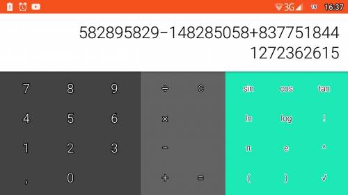 Задали пример на логику 582895829-148285058+837751844= скоко ато калькулятор сломался