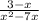 \frac{3-x}{ x^{2}-7x }