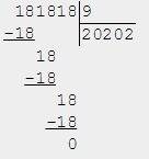 Номер 91 4 класс, надо решить примеры в столбик 1)272727/3 2)484848/8 272272/272 181818/9 3)484848/6