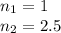 n_1=1\\ n_2=2.5