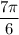 \dfrac{7 \pi }{6}