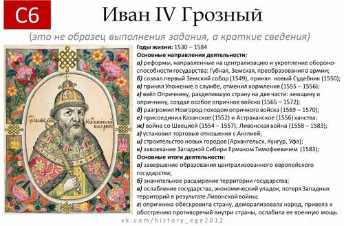 Установите особенности развития московского государства в период правления ивана ivi грозного