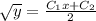 \sqrt{y} =\frac {C_1x+C_2}{2}