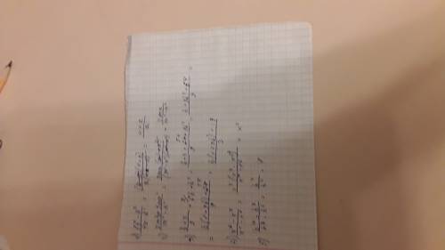 1) 16-a^2/4a-a^2 2) 3m^3n+3mn^3/m^4-n^4 3) b+3/9+6b+b^2 4) x^6-x^8/x^4-x^6 5) b^10-b^8/b^8-b^6