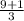 \frac{9+1}{3}