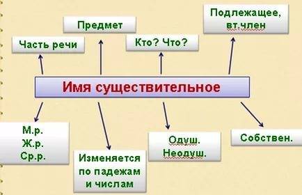 Составь кластер на темуимя существительеое