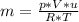 m= \frac{p*V*u}{R*T}