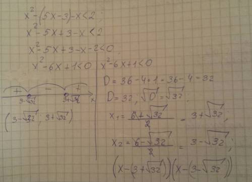 X^2-[5x-3]-x< 2 ! завтра уже сдавать