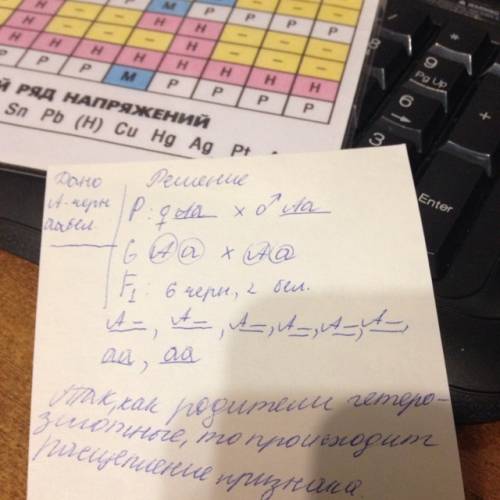 Из 8 новорожденных крысят: 6 черных, 2 белых. каковы генотипы родителей. доказать появление такого п