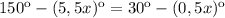 150к-(5,5x)к =30к-(0,5x)к