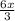 \frac{6x}{3}