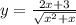 y=\frac{2x+3}{ \sqrt{x^2+x} }