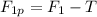 F_{1p} = F_{1} -T