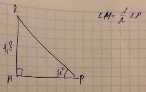 Угол р=30°, мк=1,8 см, кр-? решить
