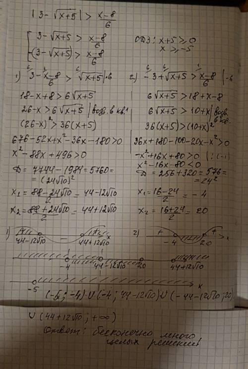 Сколько целых решений имеет неравенство: ? варианты ответов: a)24 b)23 c)бесконечно много d)25