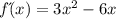 fд(x)=3 x^{2} -6x