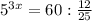 5^{3x}=60: \frac{12}{25}