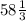 58 \frac{1}{3}