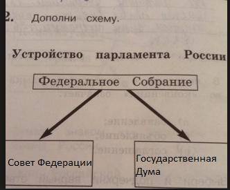 Дополни схему: федеральное собрание? найти ответ