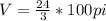 V= \frac{24}{3} *100pi