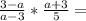 \frac{3-a}{a-3} * \frac{a+3}{5} =