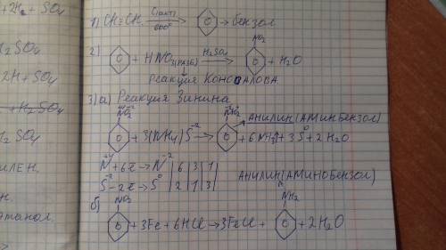 Составьте уравнения реакций с которых можно осуществить превращение этин -> бензол -> нитробен
