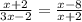 \frac{x+2}{3x-2} = \frac{x-8}{x+2}