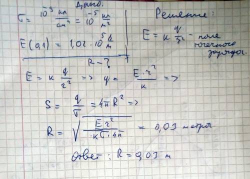 Умоляю : 3 16. проводящая сфера заряжена равномерно с поверхностной плотностью 1 нкл/см2, напряжённо