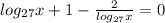 log_{27}x+1-\frac{2}{log_{27}x}=0