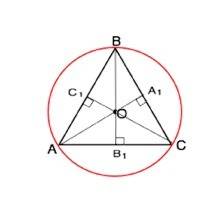 Радіус кола написаного навколо правильного трикутника зі стороною 4корінь3 дорівнює
