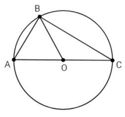 Треугольник abc вписан в круг с центром в точке o таким образом,что ac является диаметром данного кр