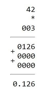 41,48: 34 100: 0,1 4,2*0,03 в столбик, а не в !