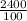 \frac{2400}{100}