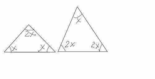 Найдите угол при основании равнобедренного треугольника если известно, что один из угвв два раза мен