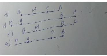 Найти длину отрезка мс, если ав=18см,ам =6см,св=3см