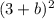 (3+b)^{2}