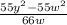 \frac{55y^2-55w^2}{66w}