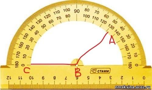 Постройте a) угол cba = 134 градуса б) угол nml = 66 градуса