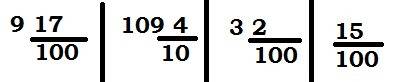 Запишите десятичную дробь в виде обыкновенной 9,17 109,4 3,02 0,15.