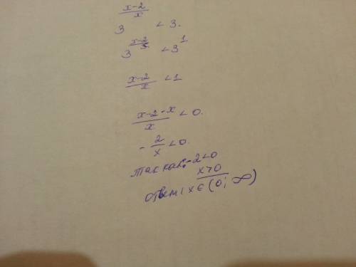 3^(x-2\x)< показательные неравенства. 11 класс