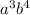 a^{3} b^{4}