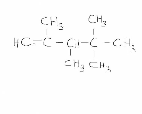 2,3,4,4-тетраметилпентен-1 структура вещество