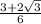 \frac{3+2 \sqrt{3} }{6}