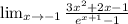 \lim_{x \to \inft{-1}} \frac{3 x^{2} +2x-1}{e^{x+1}-1}