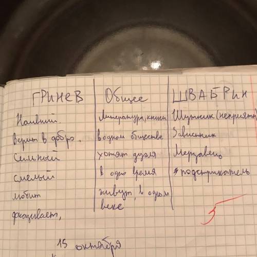 Сочинение на тему про гринева и швабрина не большое 7-10 предложений!