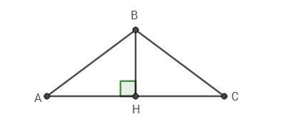 Вравнобедренном треугольнике высота, опущенная на основание, равна 3 м, а основание равно 8 м.найдит