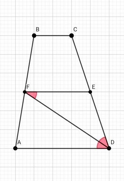 Боковые стороны ав и сd трапеции авсd равны соответственно 12 и 13, а основание вс равно 4. биссектр