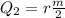 Q_2 = r \frac{m}{2}