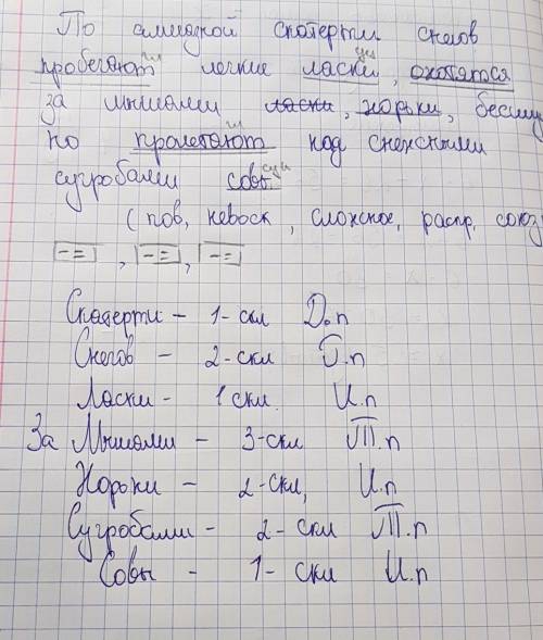 По алмазной скатерти снегов пробегают лёгкие ласки, охотятся за мышами хорьки, бесшумно пролетают на